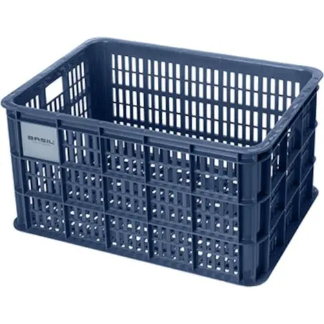 Caissons vélos caisse à vélo recyclée L 40 litres bleu - 21159 - Basil - Offre du jour