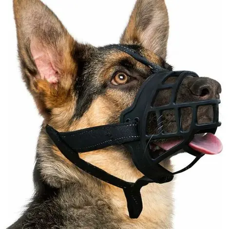 Produit tendance | Jalleria – Muselière en silicone pour chien – Souple et ergonomique – Permet de boire et haleter – Convient aux chiens à long museau