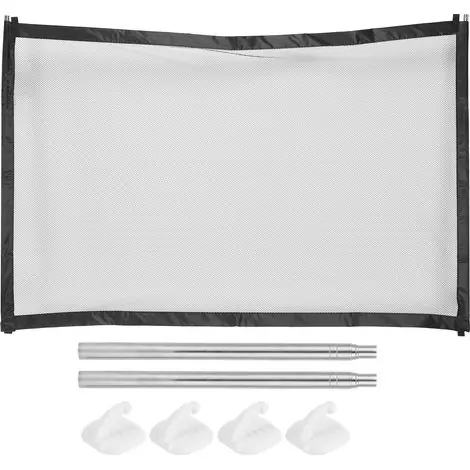 Barrière de sécurité portable et pliable pour animaux domestiques, en maille, 110 x 72 cm, sans fermeture éclair | Réduction spéciale