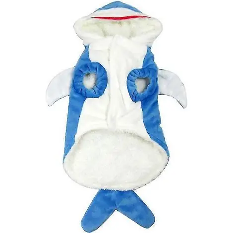 Retour gratuit | Déguisements de requin pour chiots, chiens et chats, robe de cosplay amusante pour Halloween avec animaux de compagnie
