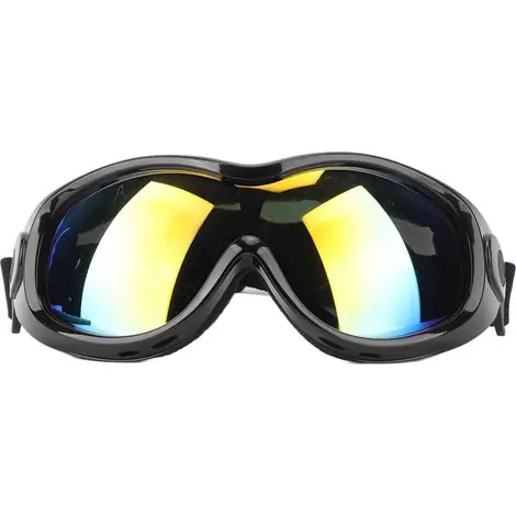 Lunettes de protection UV pour chien et chat, en PVC et PC, réglables, résistance aux chocs, noires | Livraison rapide