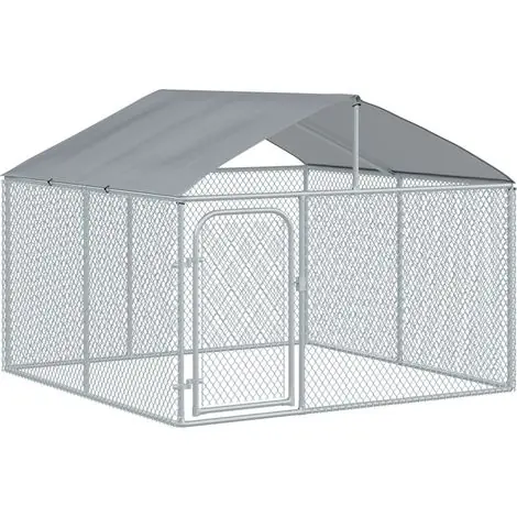 Réduction | Cage pour chien avec tapis moelleux et 2 portes verrouillables acier, 94x60x71,5 cm, espace confortable blanc pour intérieur
