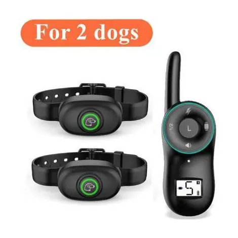 Promo exceptionnelle - Collier électrique pour chien avec télécommande — Collier de dressage rechargeable, portée de 1200 pieds, 3 modes de dressage Bip, Vibration et Stimulation sécurisée — Étanchéité IPX7
