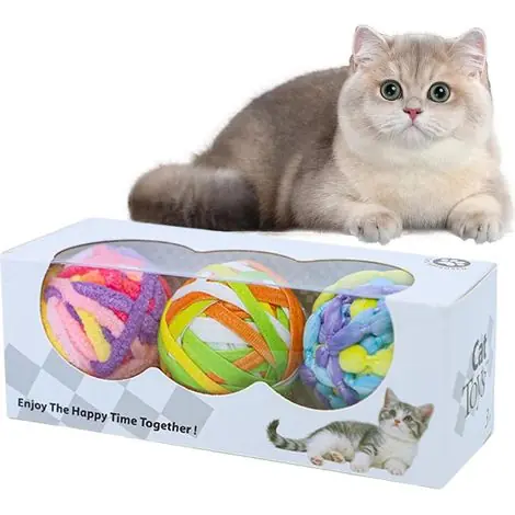 Livraison rapide - Jouet Balle pour Chat - Jouet À Mâcher pour Chat Boules Interactives - Jeux