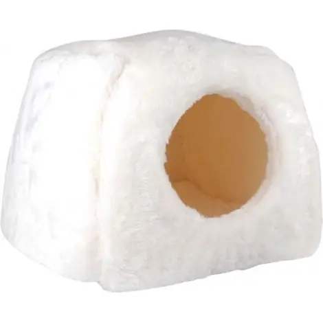 Ne manquez pas cette offre | Igloo Pour Chat Pelty Couleur Blanc