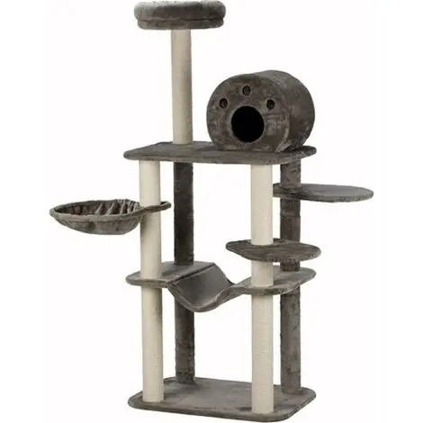 Arbre à chat fabiola 165 cm, gris | Premium