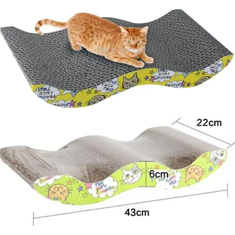 Excellente qualité - Arbre à Chat En Carton Ondulé, Arbre à Chat En Papier, Jouet Pour Lit De Chat