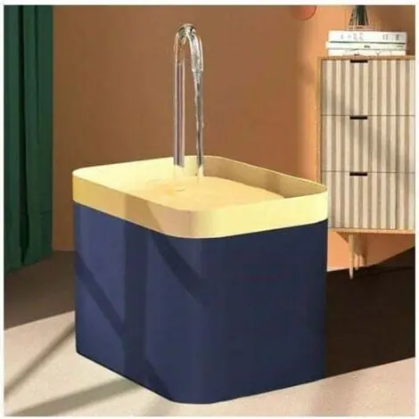 Fontaine à eau pour chat filtre automatique USB électrique muet chat abreuvoir bol 1.5L recirculation abreuvoir filtrant pour chats distributeur d ‘eau pour animaux de compagnie bleu foncé,250g,DEBUNS - Direct fabricant