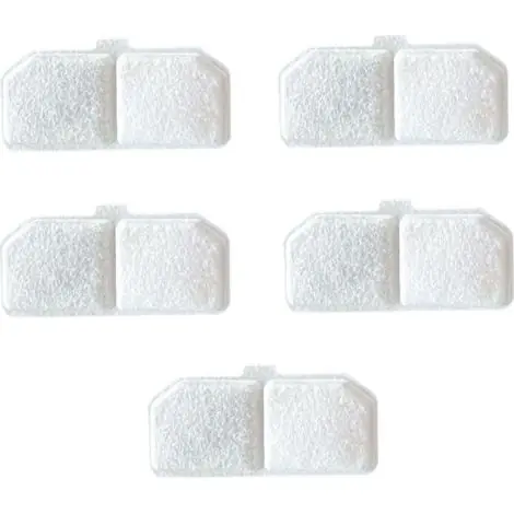 Nouveau - Lot de 5 filtres de remplacement pour fontaine à eau pour animaux - Hydratation optimale