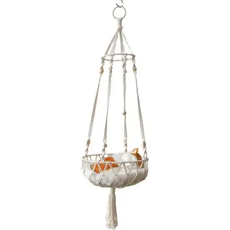 Stock presque épuisé - Hamac suspendu pour chat - Lit pour chat d‘intérieur Nid de balanoire pour chat Cadeaux pour les amoureux des chats