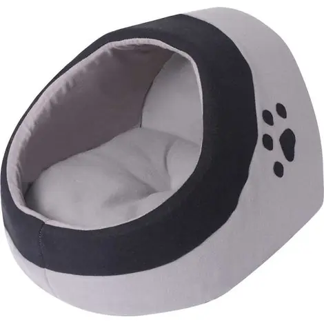 Commandez dès aujourd'hui | Lit pour chats Coussin et tapis pour chat Gris et noir M 75584