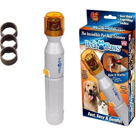 Coupe-ongles électrique pour chiens et chats, pour un entretien progressif des griffes à domicile.-AquaForge - Retour facile
