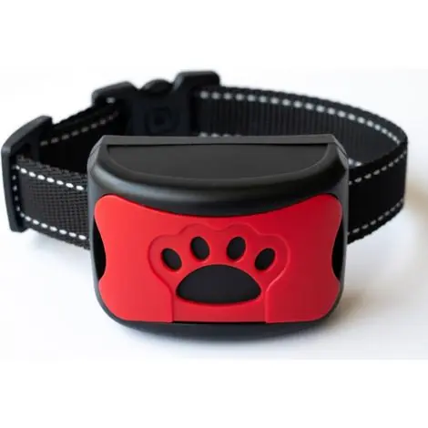 Collier anti-aboiement à vibration rouge | Remise