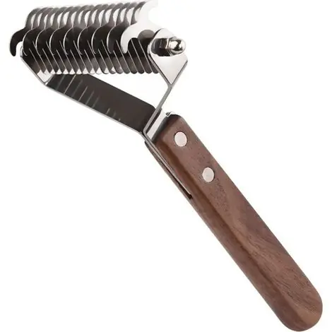 Qualité premium | Brosse pour chien, brosse pour chat, brosse anti-poils d‘animaux, brosse de toilettage pour chien de compagnie, brosse pour chat pour poils longs et courts